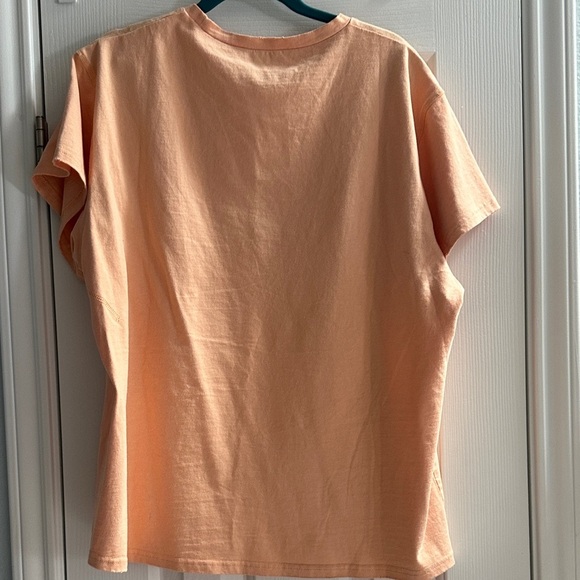 Fantastic Fawn Orange Graphic Band Tee The Rolling Stones Women’s Large Casual - Picture 4 of 6